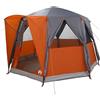 KNERPWD Tenda Cabina 3 Persone Grigio Arancione 320 x 320 x 203 cm