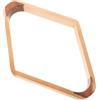 GALPADA Portapalle per Biliardo in Legno Beige a Rombo per 9 Palline, Accessorio Professionale Portatile per Tavolo da Biliardo, Rapido e Pratico per Club e Casa