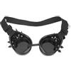 Vistreck Occhiali Steampunk a Spillo Vintage in ABS - Occhiali da Ciclismo Antivento a Doppia Lente (#1)