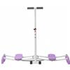 Baoblaze Women Fitness Attrezzo Coscia Interna Tonificatore Gambe Esercitatore Cosce Allenatore Glutei Pieghevole con Supporto Antiscivolo in E Acciaio Adatto per Allenamento a Palestra