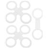 YARNOW 5 Pezzi Clip in Silicone per Boccaglio da Immersione Rilascio Rapido, Supporto per Maschere Snorkeling e Attrezzatura Sub per Avventure Subacquee