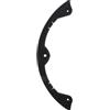 Warmhm Striscia Protettiva Antiurto per Snowboard e Skateboard in Pbt Nero Installazione Facile e Forma ad Arco Arrotondato per Protezione Accessori Sportivi