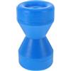 SHINEOFI Rullo di Prua per Rimorchio Barca, Ruota Blu con Foro 15mm | Assemblaggio con Raggio, Plastico Resistente, Uso Marino e Trasporto, per Timone e Guida del Carico