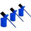 FytStycale Set di 3 Spazzole Multifunzionali per Oliare Zoccoli dei Cavalli, con Manico Ergonomico, Leggere E Dotate di Cappuccio Protettivo, Nero