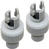 Ciieeo 2 Pezzi Adattatore per Valvola Aria Kayak in PVC Compatto e Leggero, Connettore per Pompa Aria per Tavole Paddle e Barche Gonfiabili, Accessorio per Principianti ed Esperti