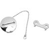 RASTKY Tappo Serbatoio Carburante Marina 1.5 Pollici 38MM, Tappo in Acciaio Inossidabile 316 con Catena e Chiave, Ricambio Pratico per Veicoli Marini e Ricreativi
