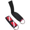 CLISPEED Pezzi Inossidabile e Nylon in Sgancio per 2 Cinturino Polso con D-Ring per Fissaggio Immersioni Torce e Fotocamere Durante Snorkeling