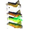 TEHAUX Esche Artificiali 3,3cm 5 Pezzi per Pesca in Acqua Dolce 3g Esca Artificiale Galleggiante Resistente Attira L'attenzione dei Pesci Colore Casuale per Pesca in