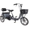 Generic Triciclo elettrico per adulti - 48V 15Ah, autonomia 60 km, in grado di superare pendenze fino a 30°, 3 modalità di guida, vani portaoggetti multipli, portata massima 200 kg.