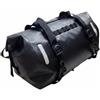 Ronyme Borsa Posteriore Borsa Coda Borsone Bauletto Impermeabile in Tessuto PVC 500D con Valvola Tasca Trasparente E Maniglia Adatta a Libero Escursioni Col, Nero, Nero, 48L