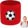 Lufaze Bracciali per bambini, fasce antisudore multicolore per bambini, simpatico braccialetto da basket, fascia sportiva per corsa, ciclismo, calcio, basket, yoga, fitness, allenamento, elastico