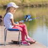 Hidyliu Canna da Pesca per Bambini, Canna Telescopica Leggera e Mulinello per Campeggio Ed Escursionismo, Dimensioni Chiuse da 15,75 Pollici