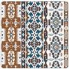 Harilla Pavimento Tenda Lavabile Tappetino Sottotenda Materassino Impermeabile Coperta Pongee Cotone Alluminio Spesso 220 G Antiscivolo Pieghevole Adatto a, Boho, 100 150CM