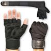 BEAR GRIP - guanti per sollevamento pesi con fasce di supporto per il polso (Small)