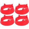 MAGICLULU 4pezzi Supporto Palloni Plastica Porta Palline da Calcio Basket Pallavolo Espositore Sportivo Stabile e Facile da Montare per Collezionisti e Organizzazione