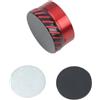 Generic Manico di ricambio per mulinello Daiwa Alphas SV Fuego, accessorio per attrezzatura da pesca in metallo leggero, 1,58 g, taglio diamantato (nero oro chiaro)