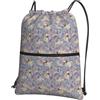 YYHHAOFA Bee Flying Prints - Zaino con coulisse e cerniera, leggero, impermeabile, con tasca frontale, per viaggi, sport e yoga