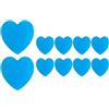 TOVINANNA Accessori 5 Antiscivolo Silicone Confortevoli Blu a Paia Impugnature Forma di Cuore in Semplici alla Moda per Occhiali per Nuoto e Ginnastica