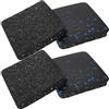 Garneck 4 Pezzi Tappetino Antiscivolo per Tapis da Corsa in Gomma Nera, Tappeto Ammortizzante e Antivibrazione Spesso per Attrezzature Fitness, per Allenamenti a Casa