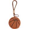 TEHAUX Portafoglio da Basket in Pvc a Forma di Palla, Custodia Sportiva per Cuffie e Piccoli Accessori, Design Trendy e Organizzazione Efficiente e Ragazze