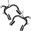 TOYANDONA 2 Pezzi Freni Meccanici Bici Pieghevole Pinze Freno Anteriore e Posteriore Compatibili per Bici e Commuter Risposta Frenata Sensibile Salvaspazio Colore Nero