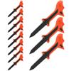 MERRYHAPY 10 Pezzi Tee da Golf Inclinato 10 Gradi in Plastica PC e TPR, Accessorio per Allenamento Golf all Aperto su Prato, per Giocatori Principianti e Pratiche Invernali