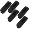 CIMAXIC Clip in Plastica Nera Resistente alle Intemperie per Guida Cavi Freno e Cambio 5 Pezzi per Cavi Bici per Riparazioni e Aggiornamenti Mountain Bike