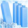 CHILDWEET 4 Pezzi Ice Storage Box Riutilizzabili Blu in PE, Rapid Temperature Reduction per Picnic All'aperto e Trasporto