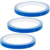 Abaodam 3 Rotoli Nastro Protettivo Adesivo Blu per Bordi di Racchette da Ping Pong, Striscia Anticollisione per Allenamento Regolare e Protezione Paddle