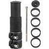 Rengue Riser Manubrio Prolunga Stelo Bici in Lega di Alluminio 35mm 6061 T6 CNC (Black)