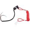 LIYJTK Interruttore di Arresto fuoribordo Cordino Robusto Ricambio ad Alta Resistenza Tohatsu RC5A RC5B RC5C RC5E RC5F Connettore di Sicurezza per Barche