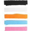 Toyvian Nastro Grip per Racchetta da Tennis e Badminton 5 Pezzi in Cotone Assorbente Antiscivolo Impugnatura per Allenamento e Partite