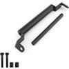 QLoztyse Supporto Navigazione Staffa Porta Telefono Barra Assemblaggio Multifunzione Adattatore Bracket in Ferro Compatibile con Modifica Riparazione, Diametro del Tubo 12 Mm 22 Mm