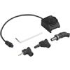 Generic Interruttore a Filo Singolo remoto a Pressione Tattica peq15 Pulsante Laser ngal Airsoft Torcia Gru Plug Scout Pad di Montaggio