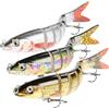 Generic Esca per Persico d'Acqua 3 Esche da Pesca Multiarticolate per Persico
