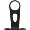 CRAFTHROU Staffa Supporto Luce Anteriore Bici in Acciaio Nero Antiscivolo e Ammortizzante per Forcella, per Mountain Bike e Ciclismo Urbano