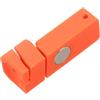 NIYANGLE Inseritore da Pesca a Mosca con Slot in Abs, Accessorio Arancione per Pesca a Mosca su Riva in Acqua, Facile da Usare e Adatto a Piccoli