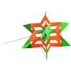 KIXZSAZ Realizzato con poliestere 210T, bellissimo aquilone a forma di loto, adatto a bambini e adulti, per il divertimento all'aria aperta. Realizzato in , Verde , 100 cm x 38 cm