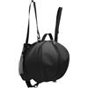 TOYANDONA Zaino da Basket Oxford Nero Scomparto Pratico per Palloni e Scarpe, Borsa Sportiva Versatile per Calcio e Pallavolo per Scuole e Aziende