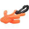 DECHOUS Bocchino per Regolatore Subacqueo in TPU Arancione Resistente, Accessorio per Immersioni Doppio Bocchino per Snorkeling e Diving