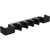 DEARMAMY Supporto per Stecche da Biliardo in Plastica Nero, Organizza e Protegge Fino a 5 Stecche, Design Elegante e Raffinato per Club o Stanza da Gioco