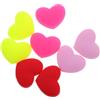 Garneck 6 Pezzi Ammortizzatore Antivibrazione a Forma di Cuore in Silicone Riduce Le Vibrazioni delle Corde, Design Carino per Racchetta da Tennis per Adulti