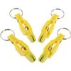 NUOBESTY 4 Pezzi Clip di Sgancio Rapido per Pesca in Acqua Salata e Dolce, Accessorio in ABS Resistente Compatibile Attrezzatura da Pesca per Uomo