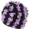 Healeved Cuffia da Bagno Donna Vintage Petali Floreali 3d in Nailon Vacanze Estive e Nuoto Comfort Elastica per Chioma Lunghi