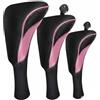 Ronyme Copritesta da Golf Set Copricapo Mazza Driver Legno Copriclubs Protezione Antiurto Resistente Agli Agenti Atmosferici Collo a Calza Adatto a Campo Pratica Gara Allenamento