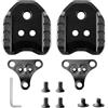 ZephyrCraft Adattatore Pedali a 2 Pezzi, Adattatore Universale a 3 Fori Compatibile con Scarpe Shimano SPD e Tacchetti SPD, Accessorio per Bici da Corsa e MTB