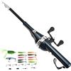 Generic Canna Da Pesca Per Uomo Asta Telescopica Portatile Per Pescatore Con | Canna Da Pesca Stillwater Allungabile In Lega Pescare Per Papà Fidanzato Nonno Zio Canna Telescopica Estensibile Por