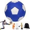 KUWUNG Pallone da calcio Curve, professionale, misura 5, flessibile, con pompa per pallone, ago ad aria, regalo per ragazzi, allenamento da calcio, per interni ed esterni