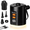 Preciva Pompa Elettrica 5000mAh,Pompe elettriche gonfiabili,Pompa ad Aria Elettrica per il Campeggio all'aperto,Materasso ad Aria