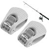 Generic Clip per Canna da Pesca 2 Pezzi Regolabili Portatili Antiscivolo